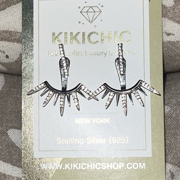 KIKICHIC | sterling silver earrings star ear hugger - Picture 7 of 7